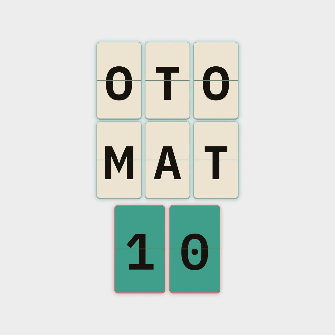 Otomat10 logo animasyonu